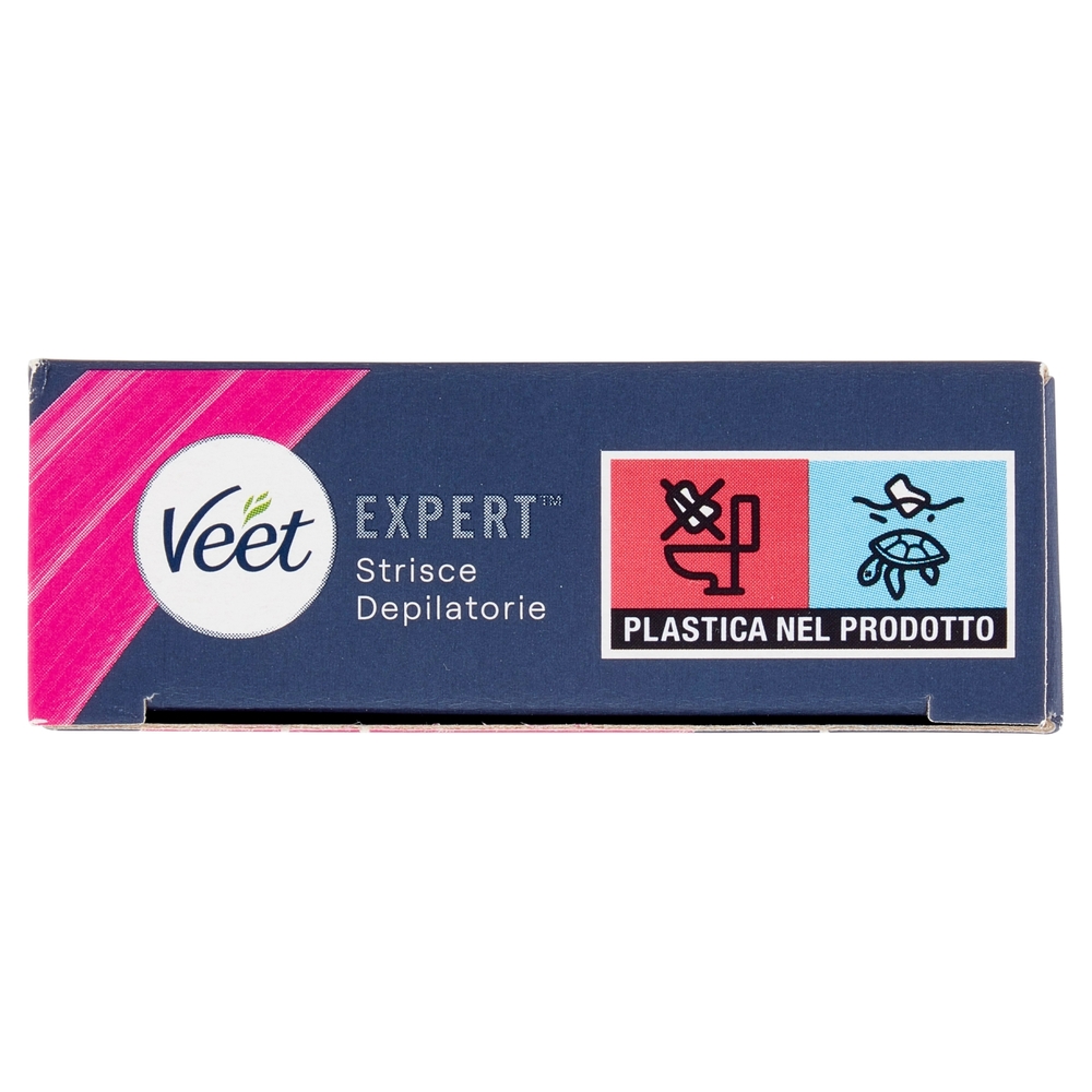 Veet Strisce Ascelle e Bikini Expert Pelli Sensibili 16 pezzi